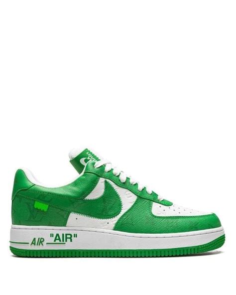 louis vuitton nike green shoes